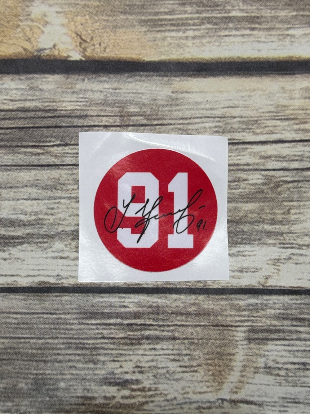 Detroit Red Wings Sergei Fedorov Signature #91 Sticker